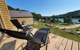 Ostrzycki Las domki nad jeziorem -balia-sauna-prywatny pomost